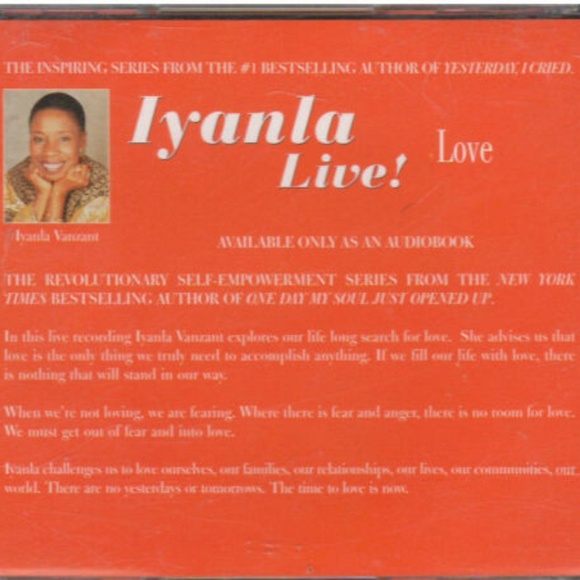Vintage Rare IYANLA LIVE! LOVE Iyanla Vanzant CD - Picture 3 of 4